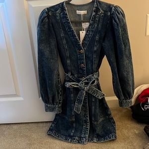 NWT Jonathan Simkhai Denim Mini Dress